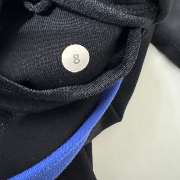 Lululemon Astro Cropped Wunder Under Black Legging Size 8 - Picture 7 of 8